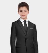 BOLADA Boys' Formal Suit Set, with Suspenders, Adjustable Waist