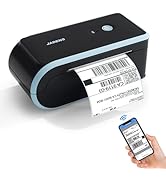 JADENS Sticker Printer, Mini Printer for iPhone, Bluetooth Thermal Sticker Maker Machine, Pocket ...