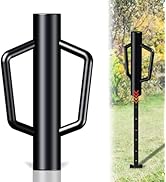FOREHOGAR Metal Garden Fence 28in (H) x 18.7ft (L), 8 Panels + 9 Stakes Dog Fence Border Fence An...