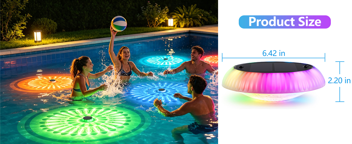 floating pool lights