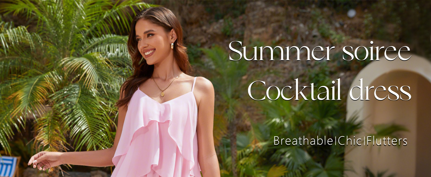 summer cocktail wedding guest dress