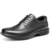 HEEZ Mens Dress Shoes Oxford Shoes for Men Split Leather Comfortable Nonslip Formal Business Shoes