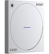 EAGET 1TB 20Gbps Magnetic Portable SSD, External Solid State Drive, Self-Adhesive Card-Sized PSSD...