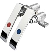 Phivan Glass Filler Faucet Deck Mount 9 Inch Push-Back Drinking Water Filling Faucets with Adjust...