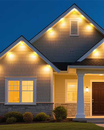 permanent outdoor lights