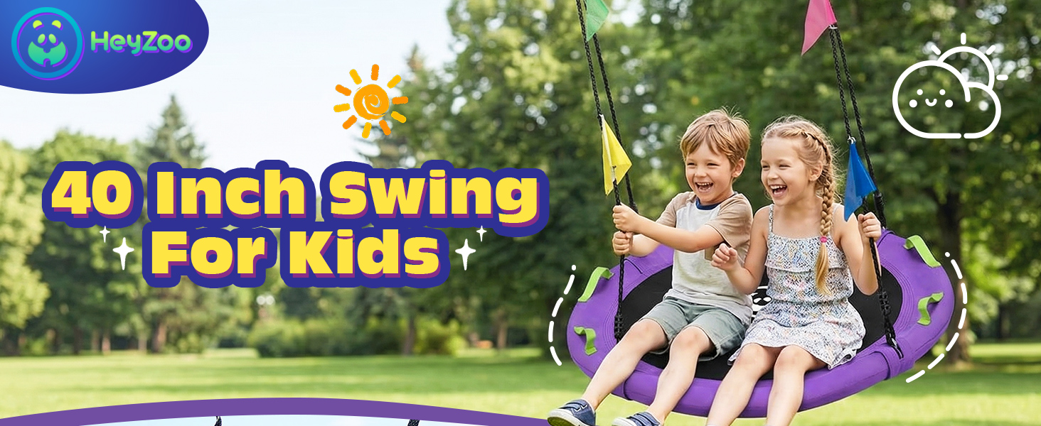 40 inch swing for kids