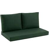 Zonamat Outdoor Loveseat Cushion Set, 48" x 24", Loveseat Cushions for Outdoor Furniture, Waterpr...