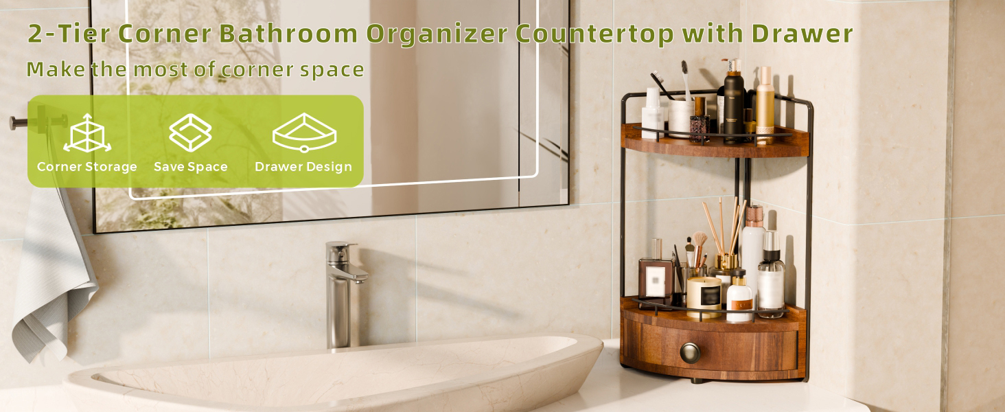 bathroom counter organizer
