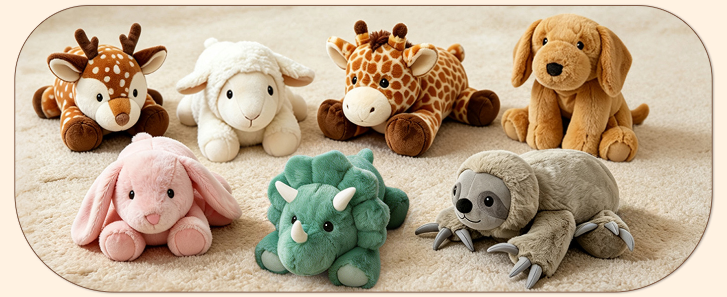 weighted stuffed animals