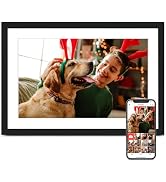 10.1 Inch Digital Picture Frame, 32GB Frameo Digital Frame WiFi, Digital Photo Frame 1280x800 HD ...