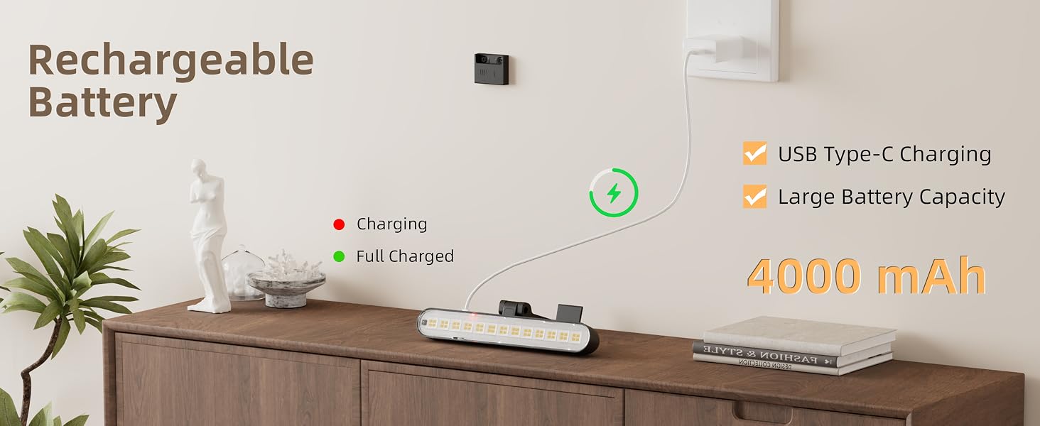 VOLISUN picture lights for wall have 2 control options