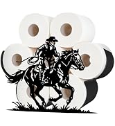 Cat Toilet Paper Holder Wall Mount for Standard Size Roll 4.5" | Rust-Resistant Iron; Funny Decor...