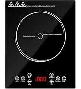 HUIPUSHE Single Burner Electric Cooktop110V 1800W Single Electric Stove | Portable single cooktop...