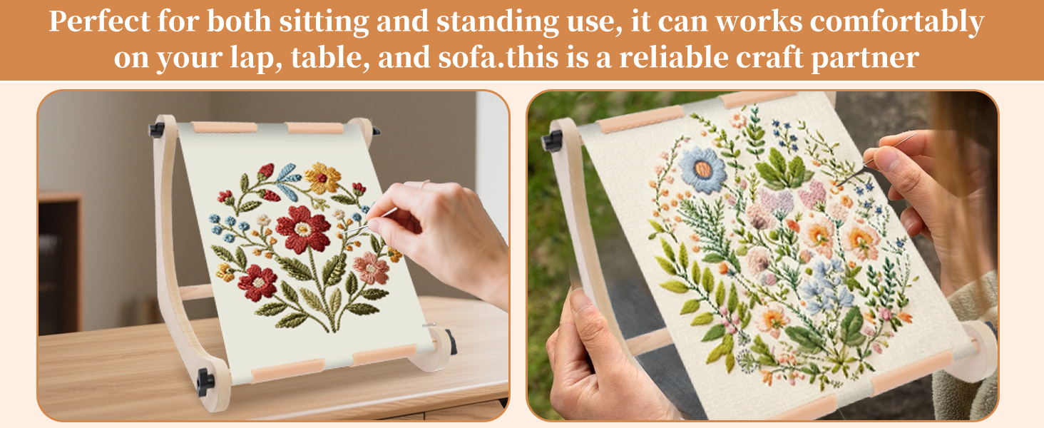 embroidery hoop stand