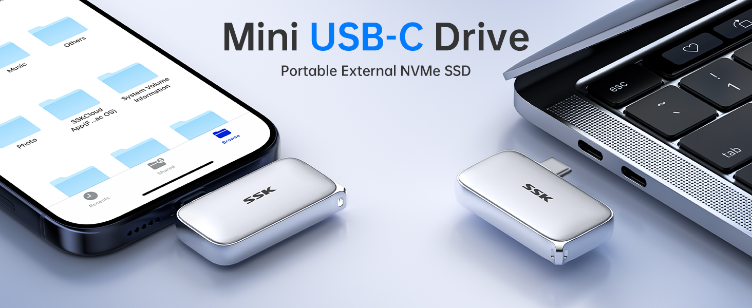 USB Drive 512GB External SSD