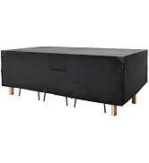 NEWBULIG 4 Piece Patio Furniture Set, Conversation Set Chairs and Table | Front Porch Outdoor Pat...