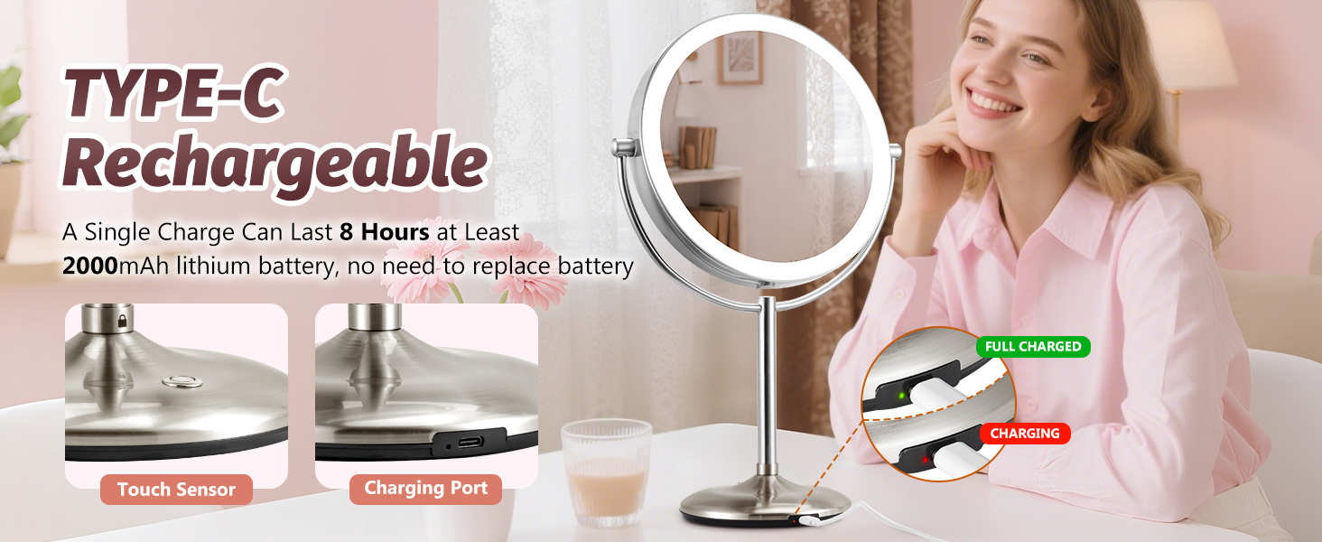 vanity mirror with lights