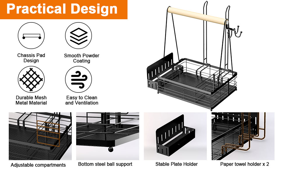 grill caddy for outdoor grill Installation Instructions