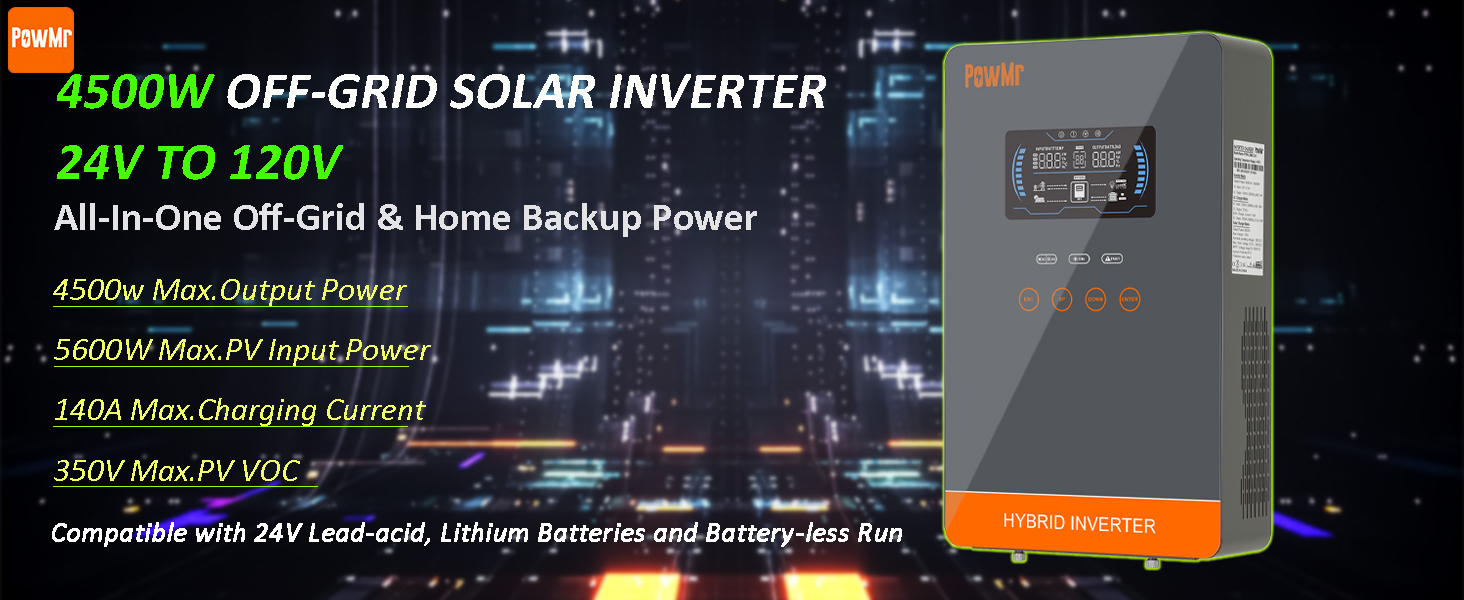 4500W OFF-GRID SOLAR INVERTER