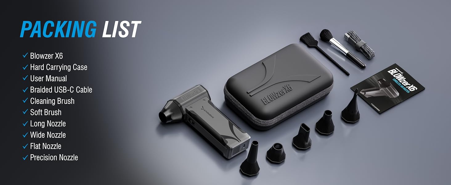 PREMIUM SOFT TOUCH HARD CASE Store your Blowzer and accessories easily!
