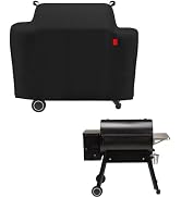 Grill Cover Fits Traeger Ironwood 650 Pellet Smoker Grill (TFB65BLF),Outdoor Full-Length Heavy Du...