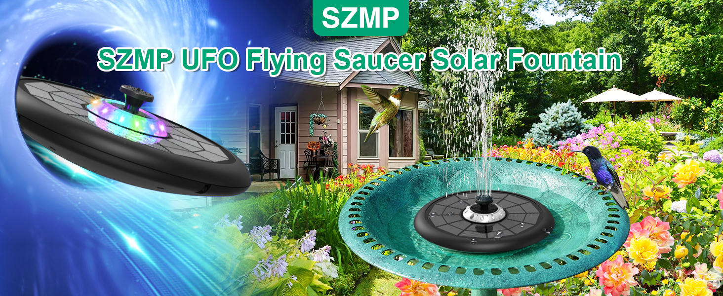 bird bath fountain with ligh