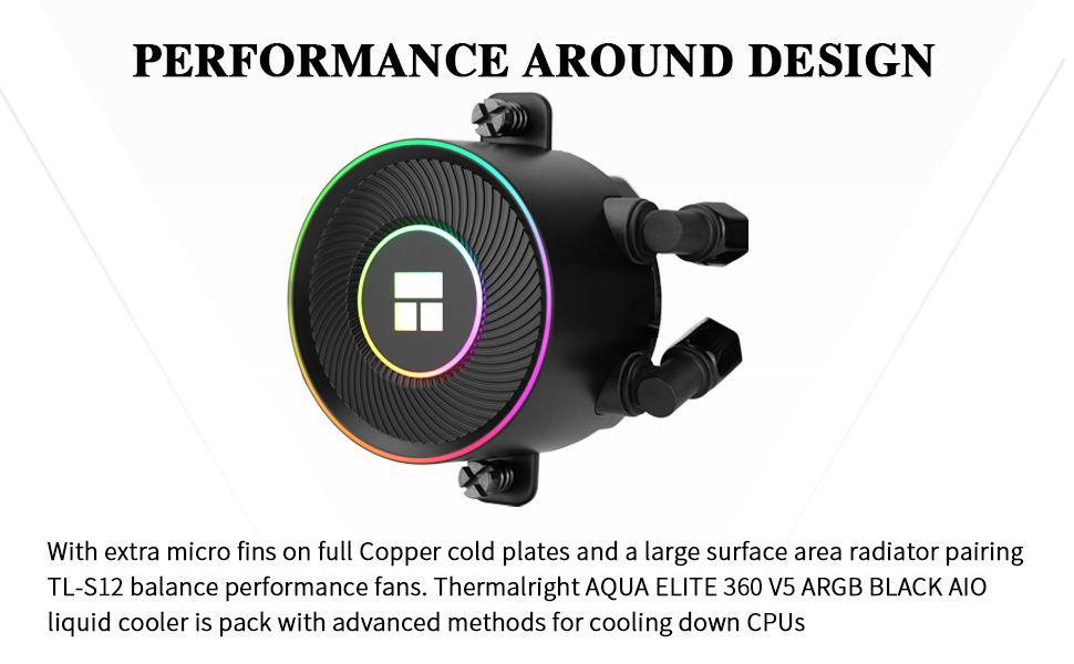 AE360 V5 ARGB Black cpu cooler