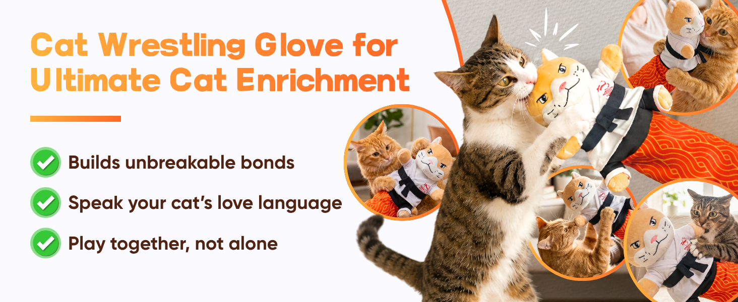 Karate Kitty Cat Toy Puppet
