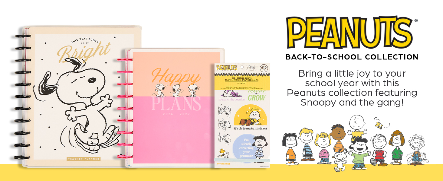 Happy Planner Peanuts