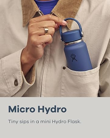 HYDRO FLASK Shaker Bottle – Insulated Stainless Steel Gym Bottle for Pre Workout & Protein 24 Oz ...