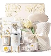 Christmas Birthday Gifts for Women Self Care Package, Get Well Soon Gift Baskets for Women Spa Gi...