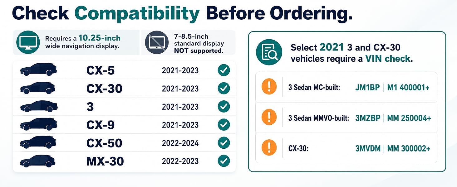 Check Compatibility Before Ordering