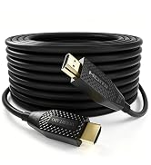 10k 8K Fiber Optic in-wall CL3 Rated HDMI Cable Long 30FT 48Gbps Certified High speed HDMI 2.1 Co...