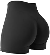 YEOREO Boost Women Workout Booty Shorts Low Rise 2.5" Impact Scrunch Lifting Biker Gym Hot Shorts...
