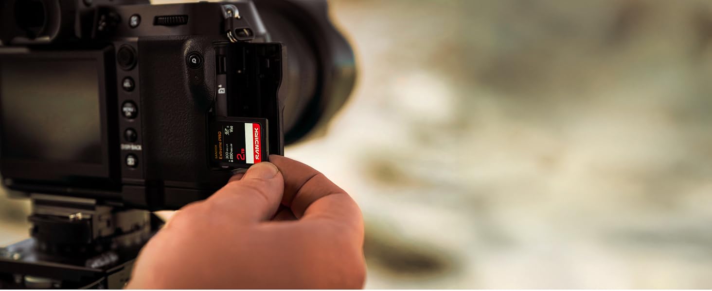 SANDISK Extreme PRO SDXC UHS-II V60 Card