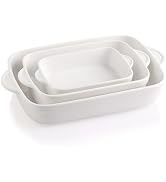 Sweejar Porcelain Baking Dish, Rectangular Bakeware Lasagna Pan, Casserole Dish for Cooking, Cake...