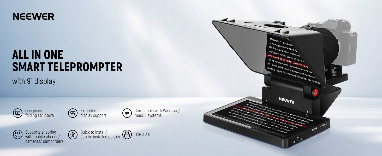 ALLIN ONE SMARTTELEPROMPTER