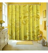 soeeao Blush Pink Vintage Botanical Shower Curtain Light Pink Girls Shower Curtains for Bathroom ...