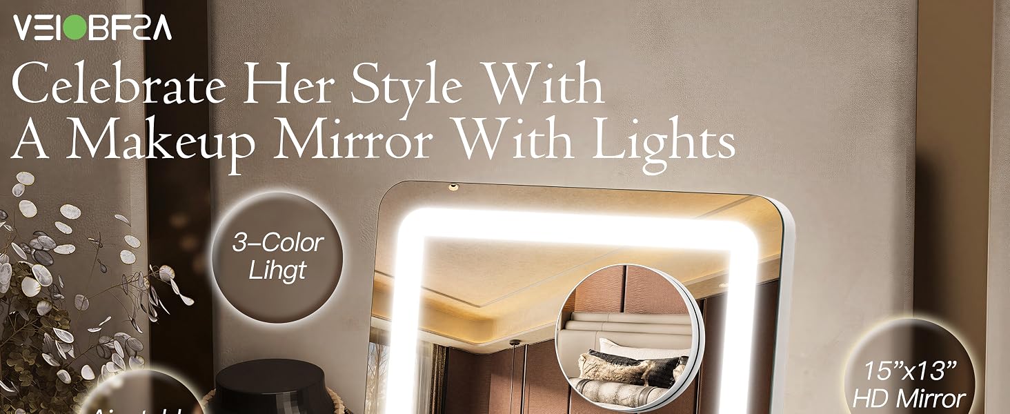 vanity mirror with lights