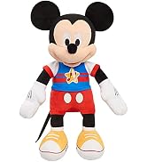 Disney Junior Mickey Mouse Hot Diggity Dance Mickey Feature Plush Stuffed Animal, Motion, Sounds,...