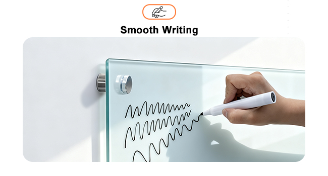 magnetic glass whiteboard large white board dry erase board big for wall giant clear office school
