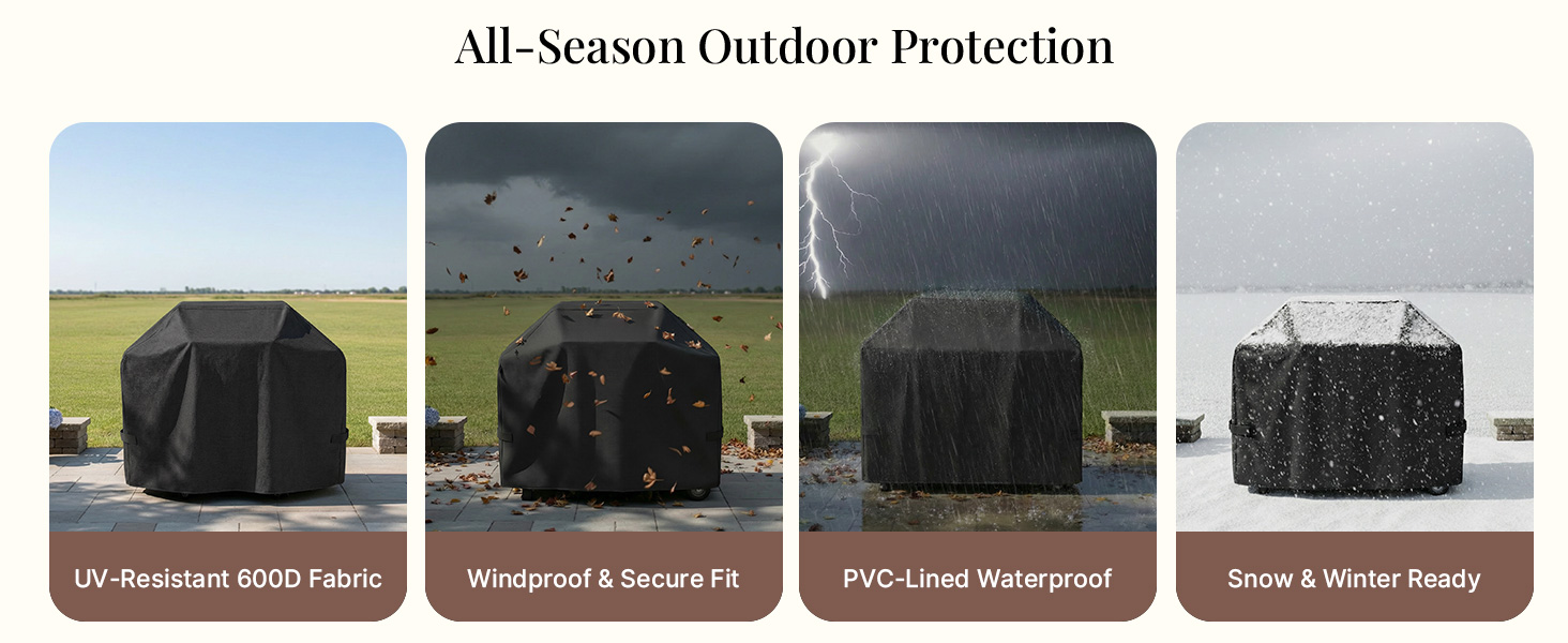 Made from 600D Oxford fabric with PU coating for durable outdoor protection.