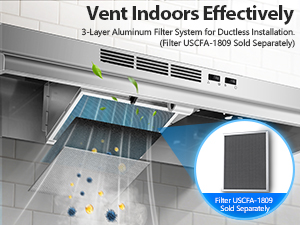 36-inch Under Cabinet Range Hood