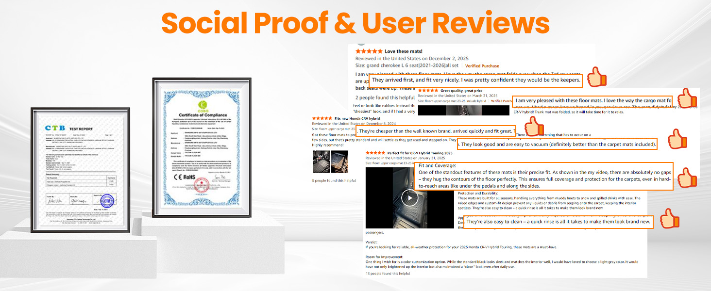 social proof user reviews