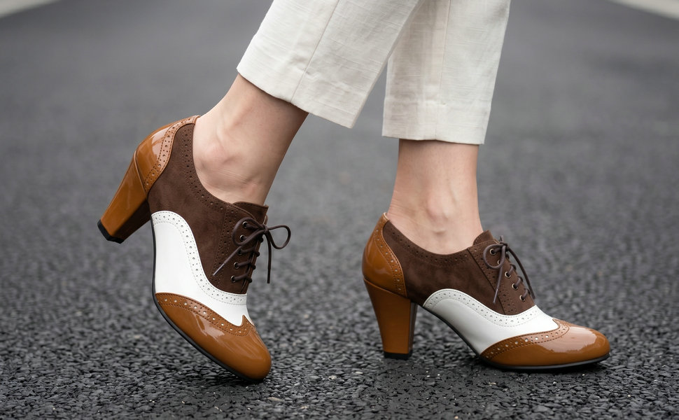 oxford heels for women