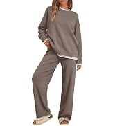 LILLUSORY 2 Piece Lounge Sets Matching Fall Outfits Pajamas 2026 | Made with Buttery Soft Materia...