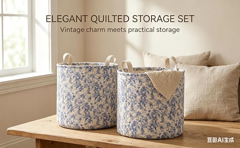 2pcs nursery basket
