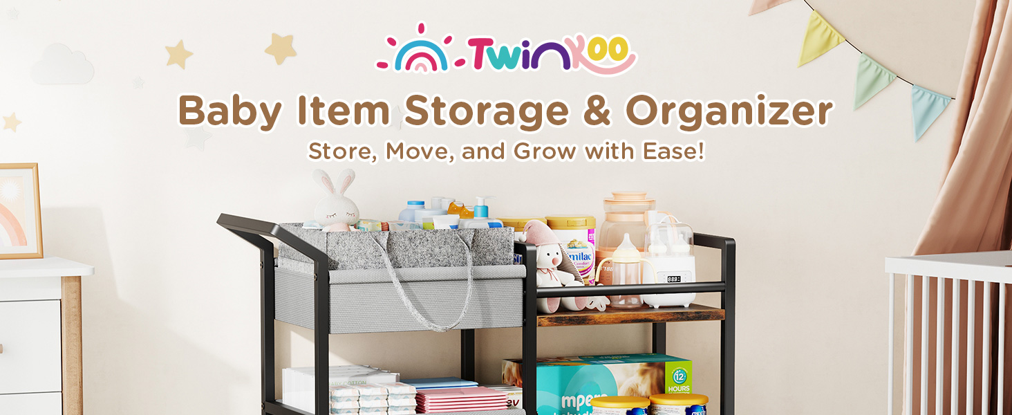 Baby Diaper Caddy Organizer and Storage