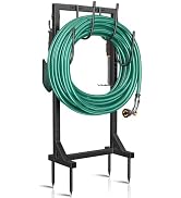Winpull Garden Hose Holder Detachable Heavy Duty Metal Water Hose Hanger, Freestanding Hose Stora...