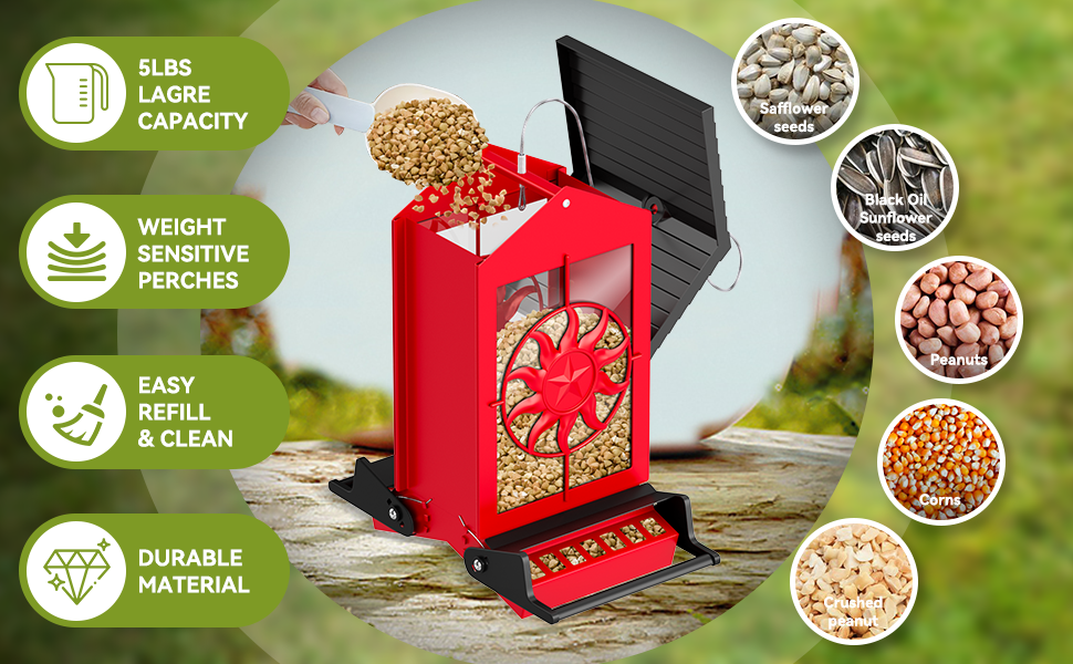 bird feeders for outdoors